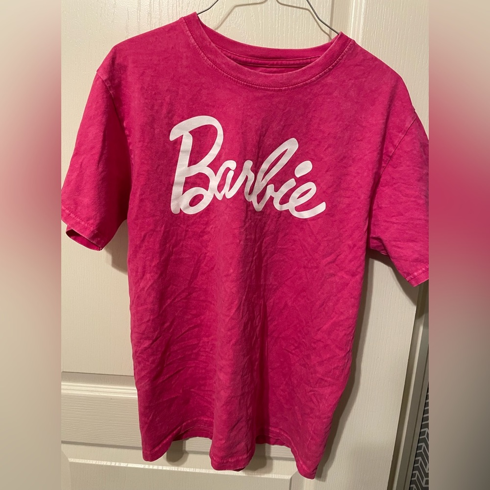 Barbie Pink Acid Washed Tee